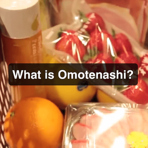 90 seconds to learn “Omotenashi” Culture in Japan